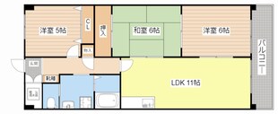 ビバリーマンションⅤの物件間取画像